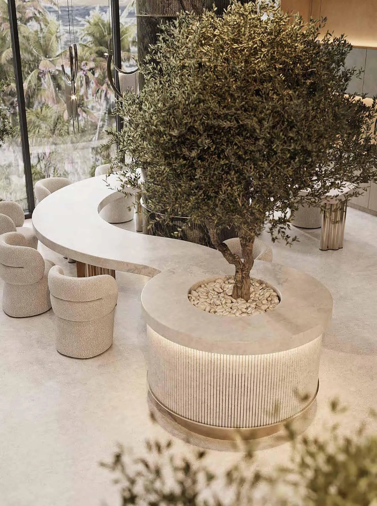Multi Purpose Co-Working Area amenity image at Amra Residences