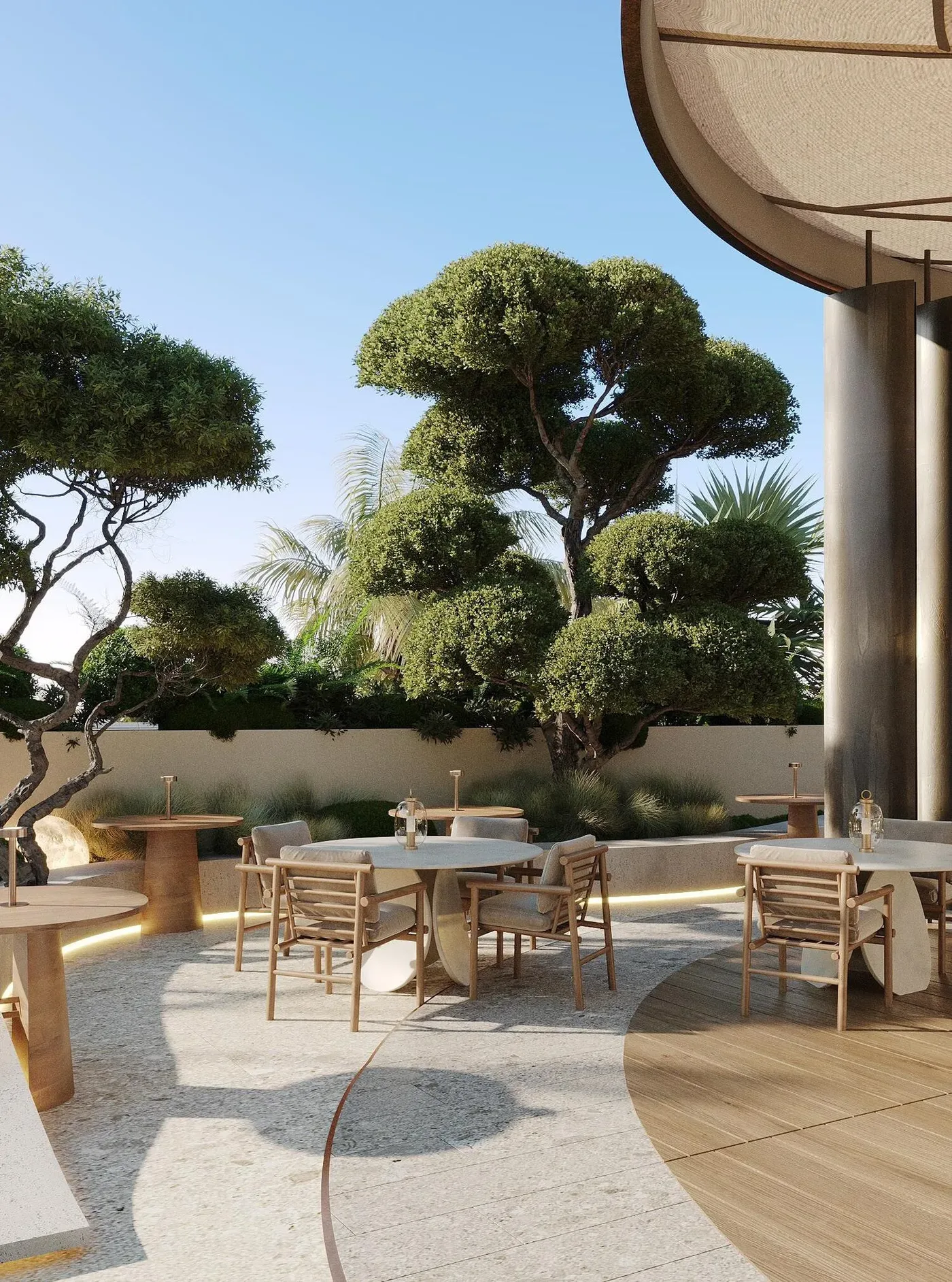 Refreshments Area, Juice Bar & Seating amenity image at Amra Residences