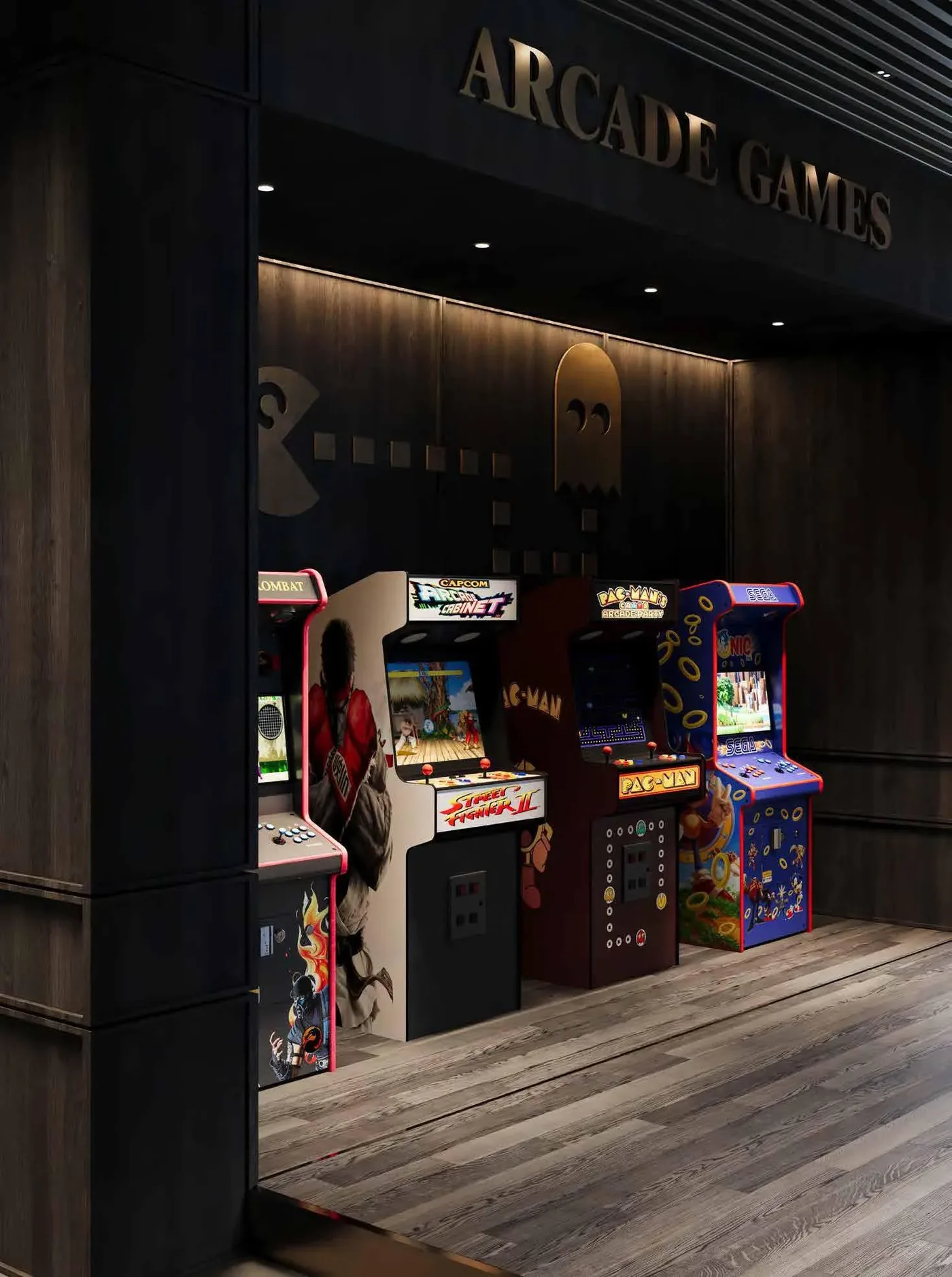 Retro Arcade & Driving Simulator amenity image at Amra Residences