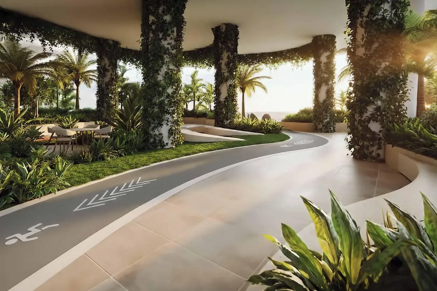 Running Track amenity image at Amra Residences