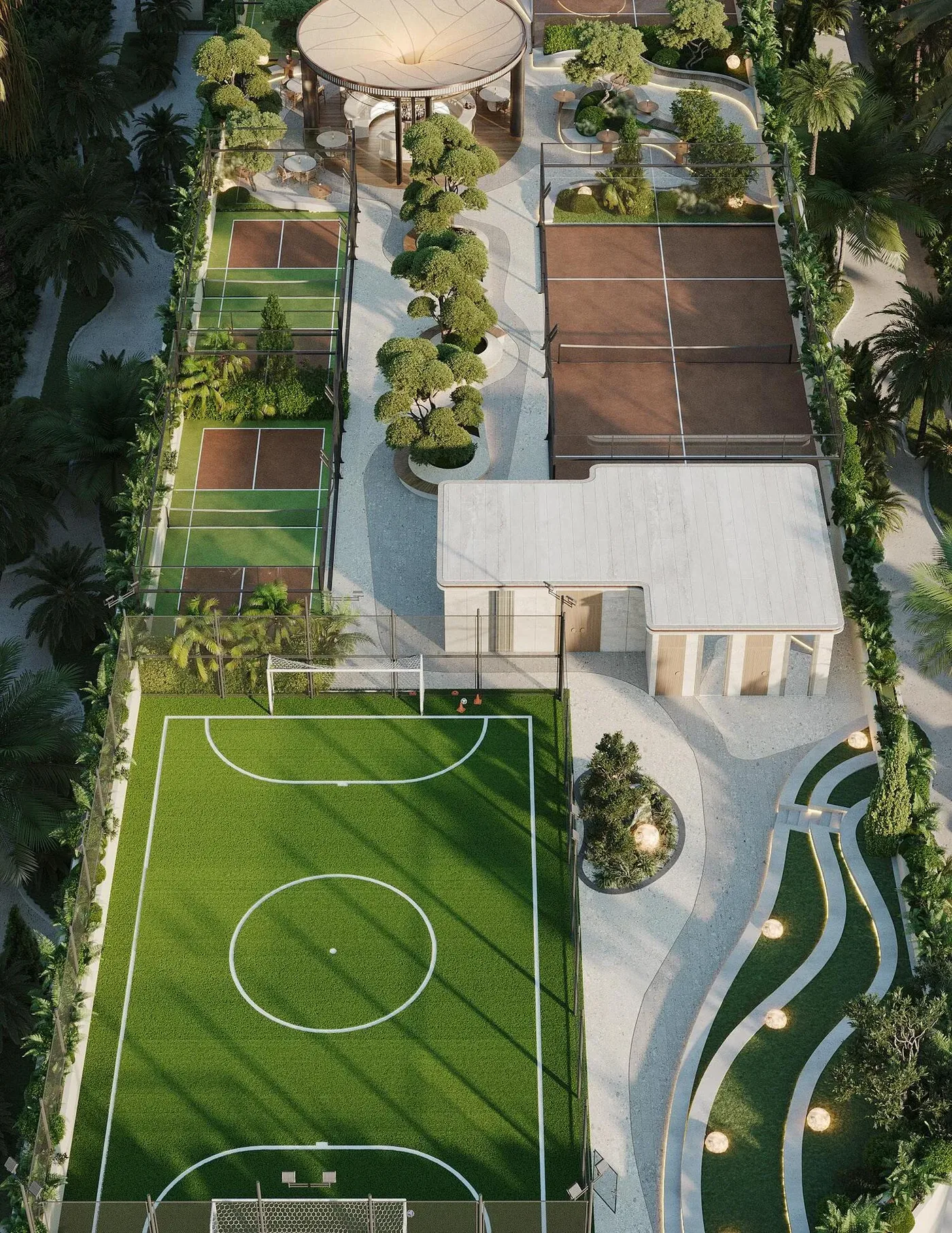 Sport Courts amenity image at Amra Residences