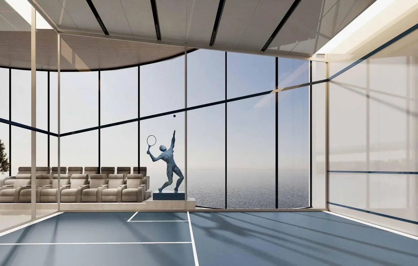 Squash Court amenity image at Amra Residences