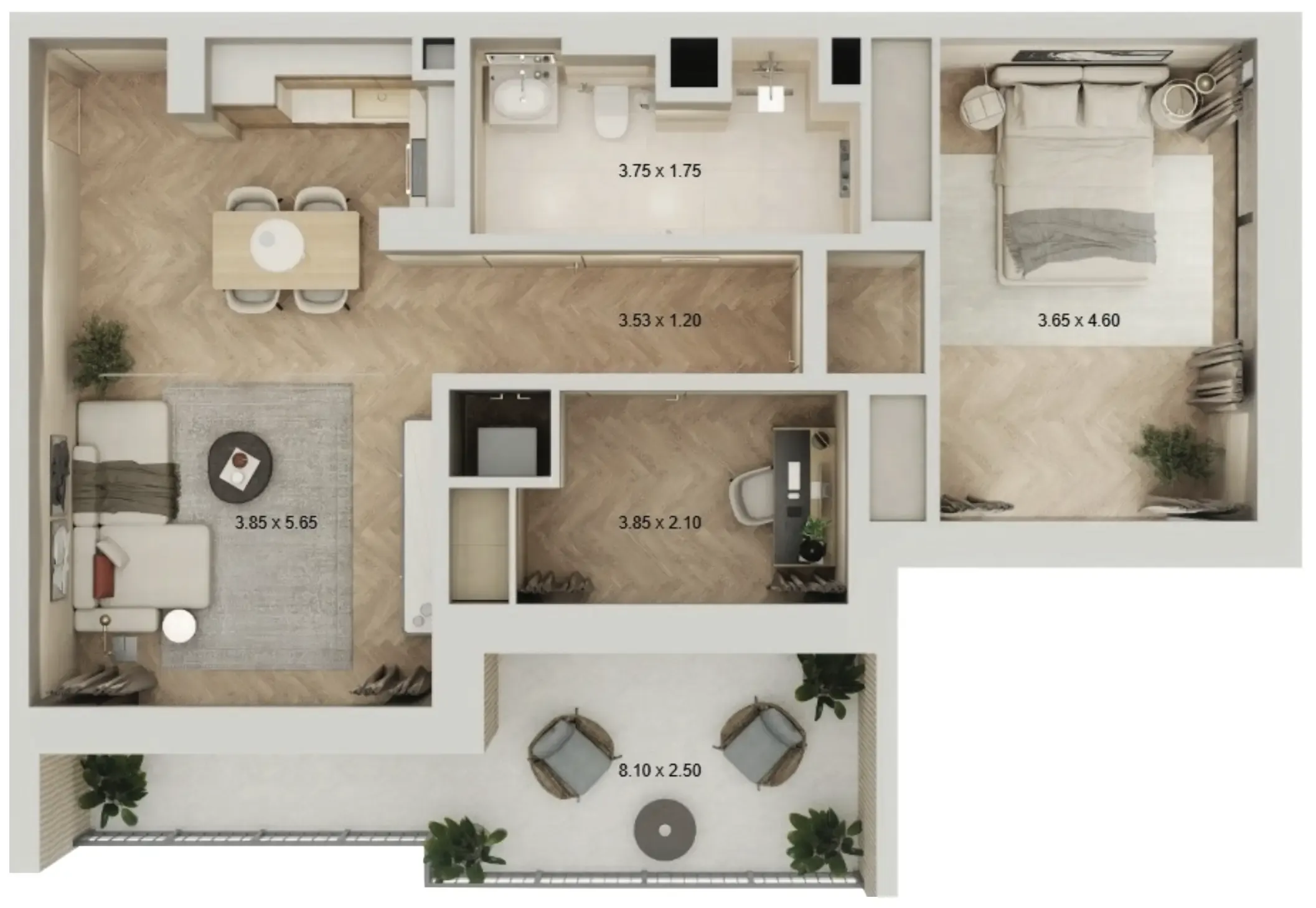 Qube Development Arisha Terraces floor plan