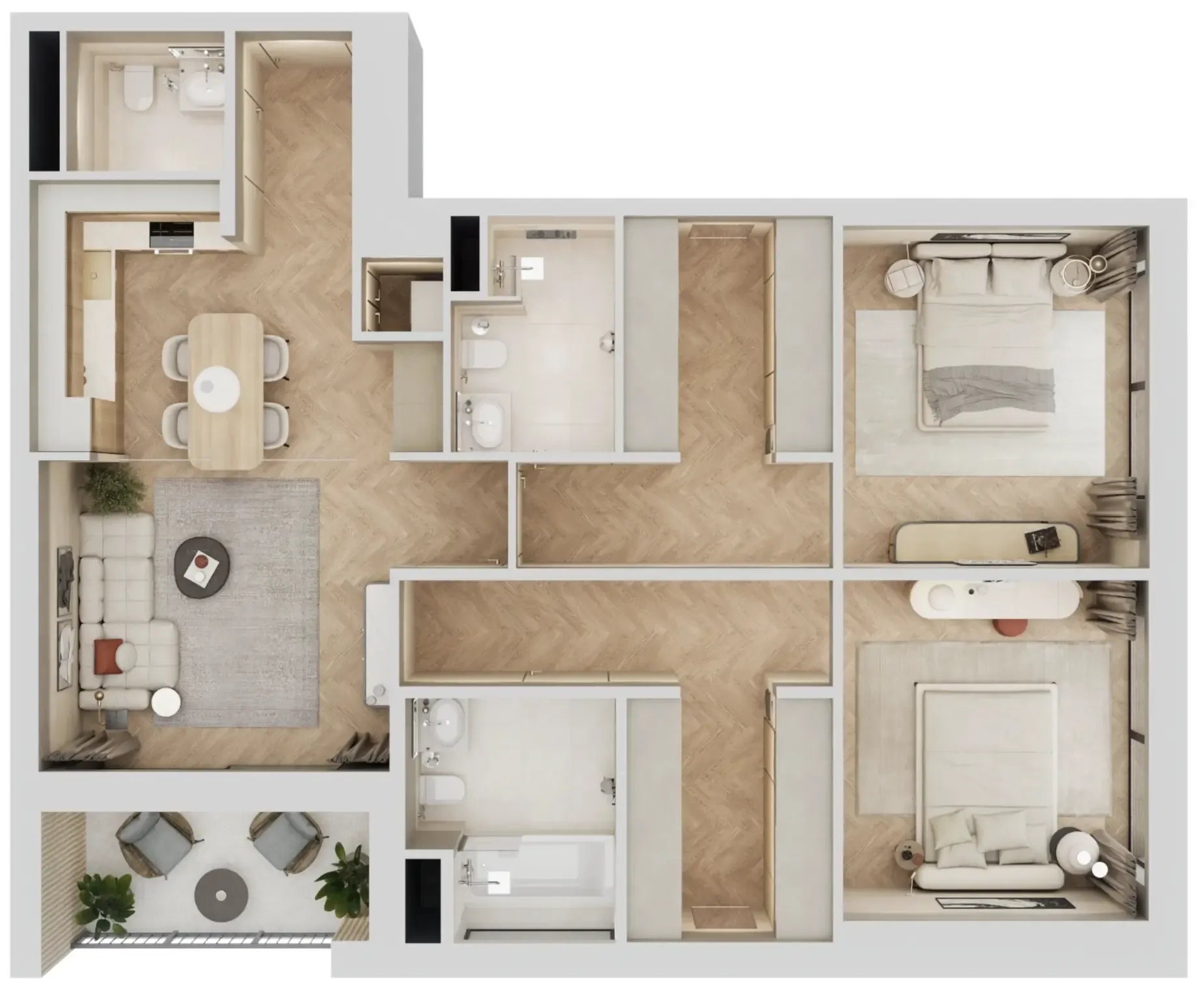 Qube Development Arisha Terraces floor plan