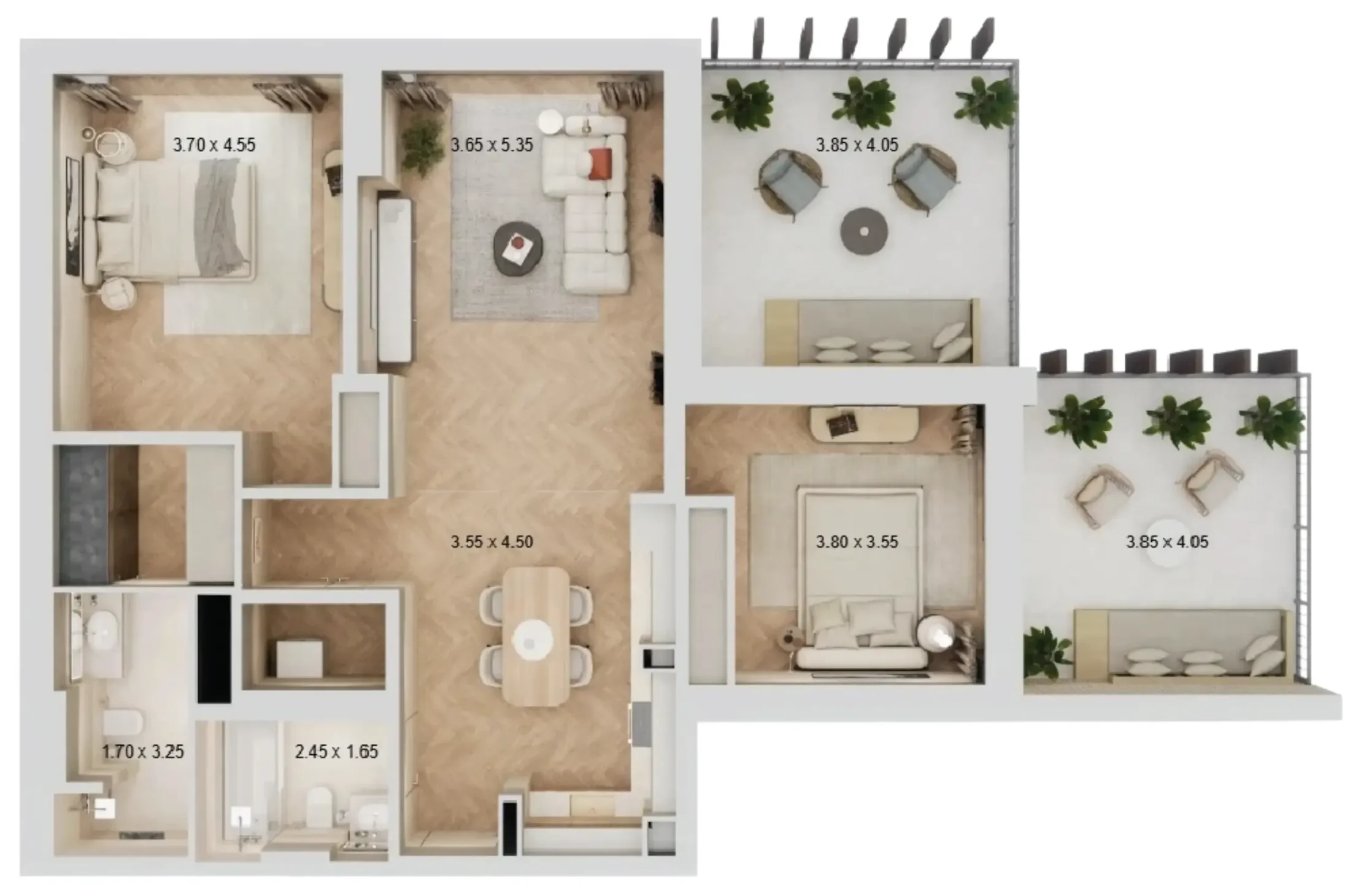 Qube Development Arisha Terraces floor plan