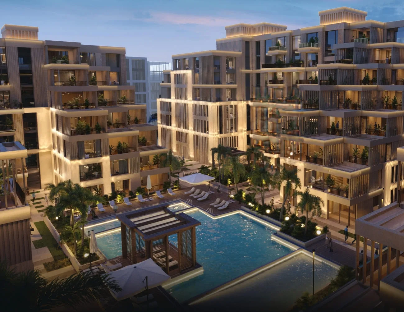 Refreshing Swimming Pool amenity image at Arisha Terraces