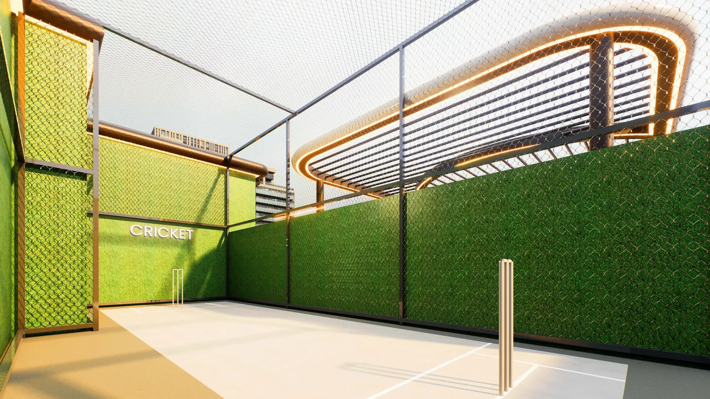 Cricket Pitch amenity image at Aristo