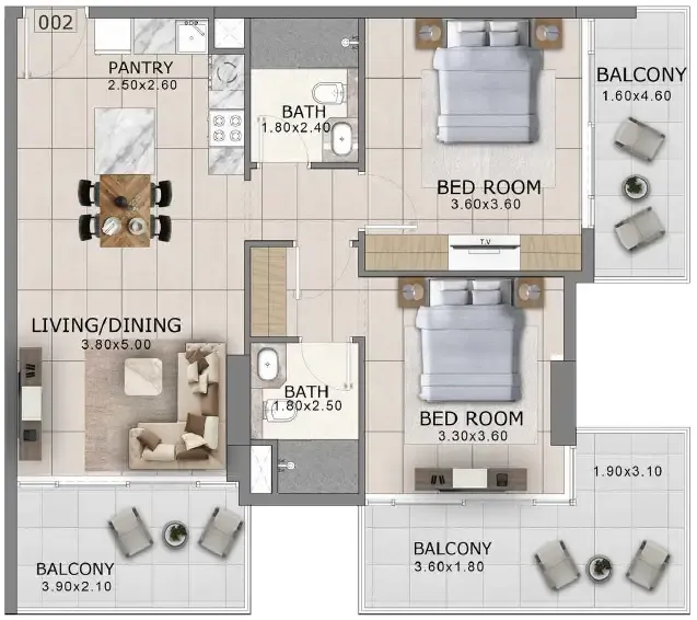 Majid Developments Arlington Park 2 floor plan
