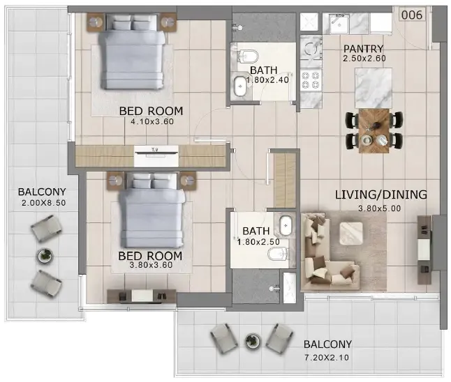 Majid Developments Arlington Park 2 floor plan