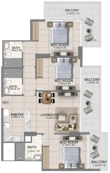 Majid Developments Arlington Park 2 floor plan