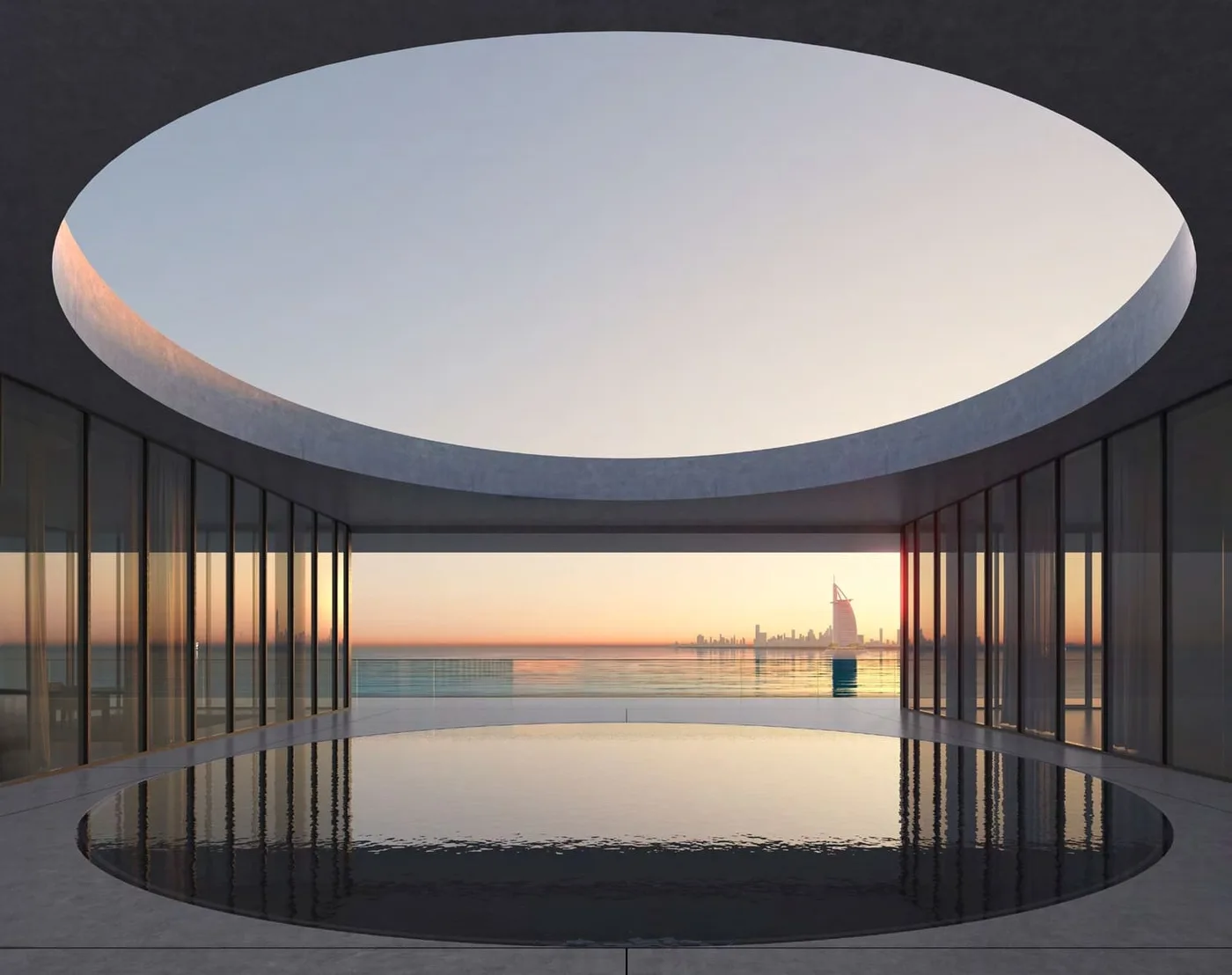 Indoor Swimming Pool amenity image at Armani Beach Residence