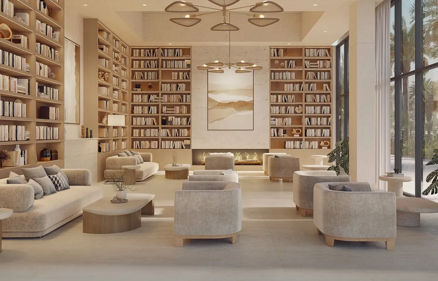 Residents' Library amenity image at Arthouse Hills