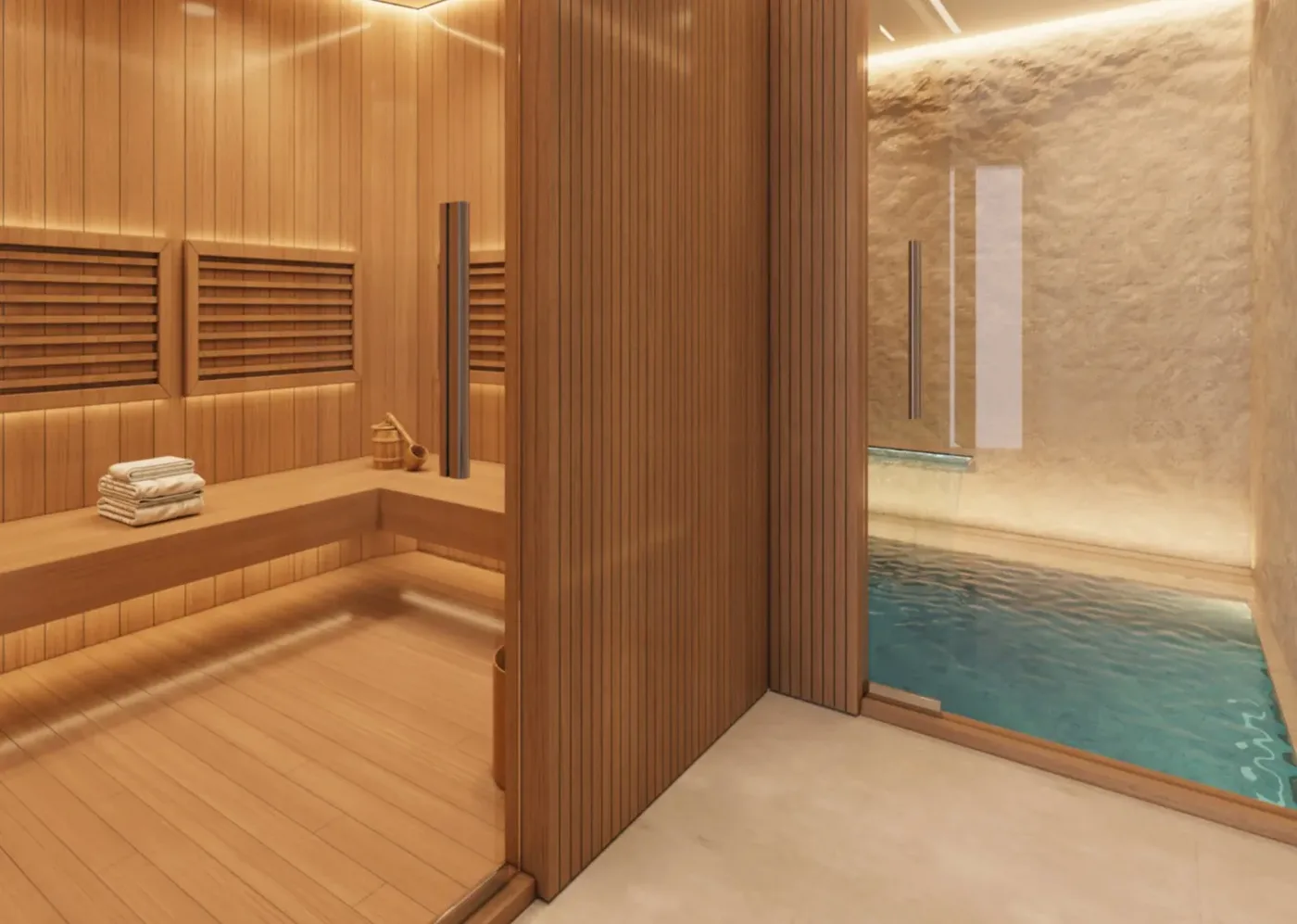 Sauna & Cold Plunge amenity image at Arthouse Hills