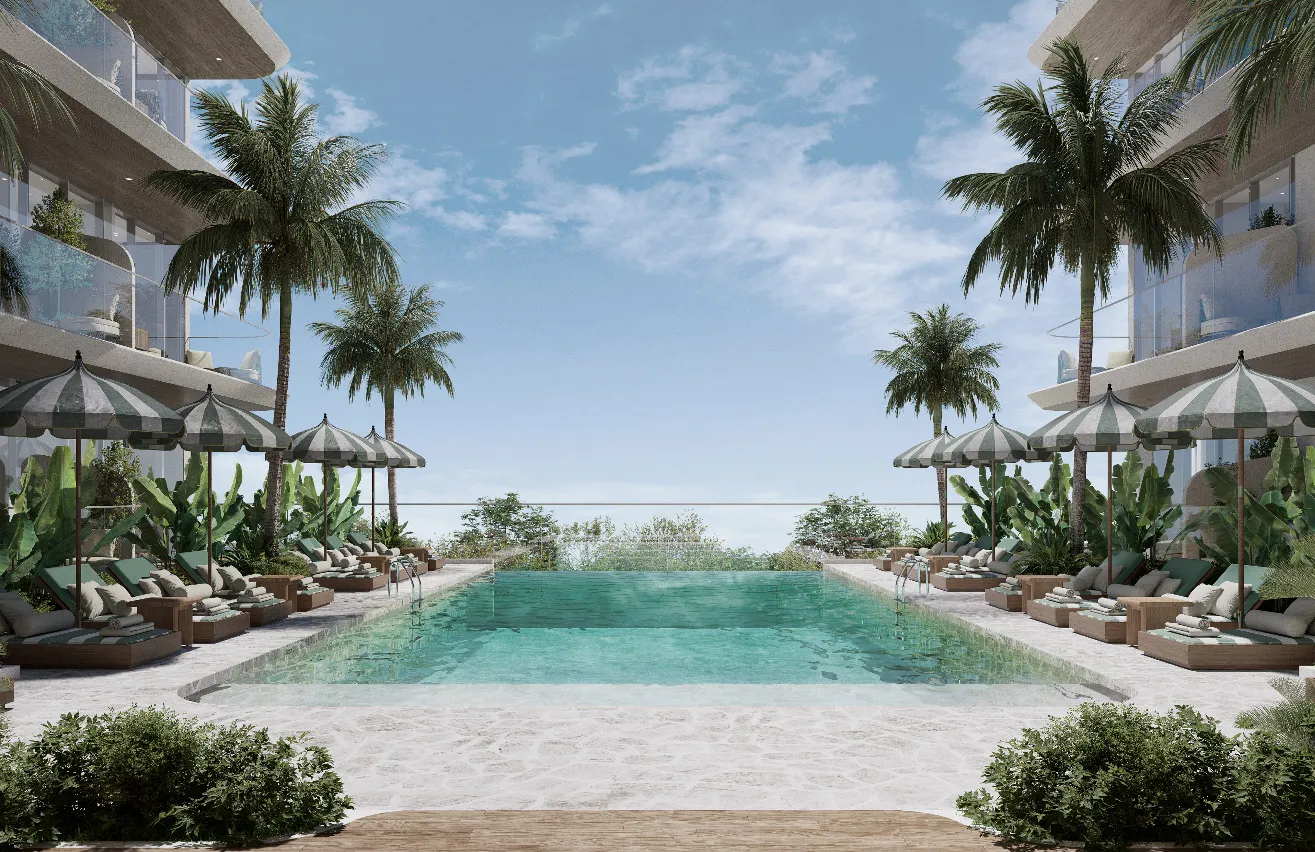 Courtyard Resort-style Pool amenity image at Arthouse Private Residences