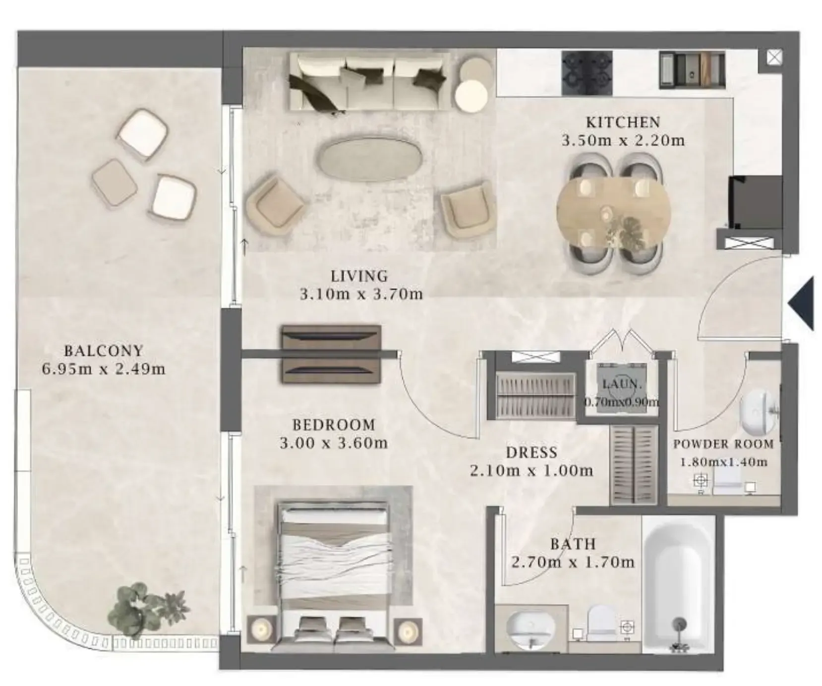 Cledor Arthouse Residences by Cledor floor plan
