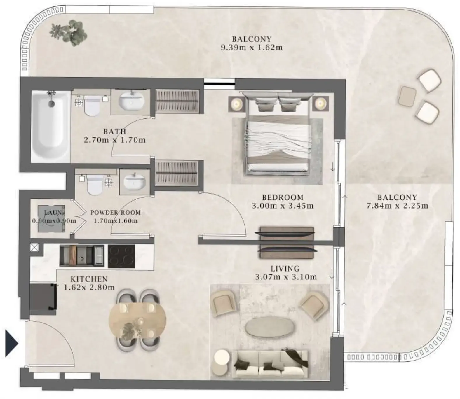 Cledor Arthouse Residences by Cledor floor plan