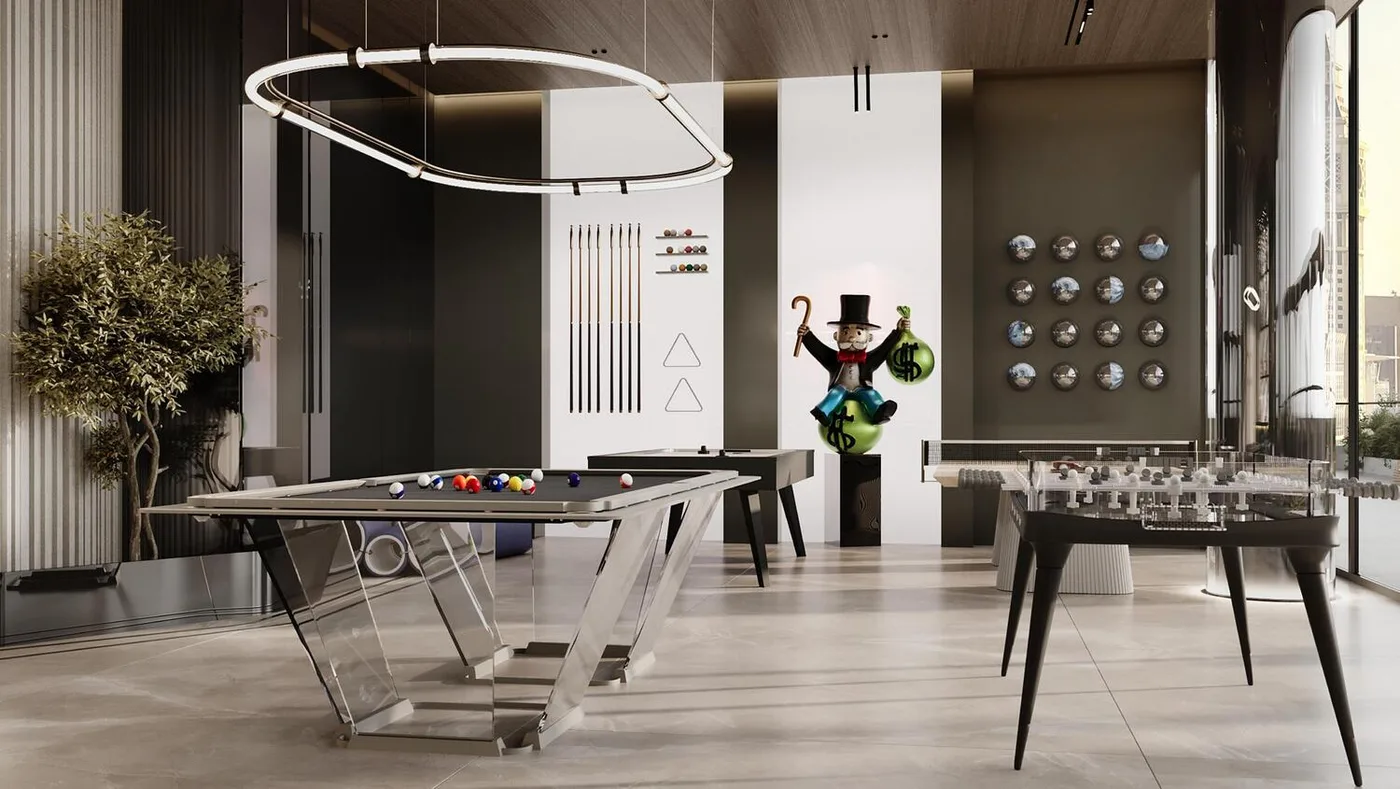 Interactive Game Zone amenity image at Arya Residences
