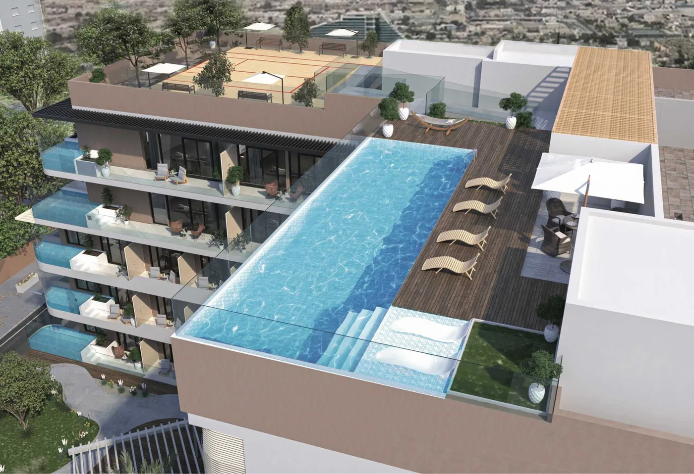 Pool amenity image at Ashton Park Residences