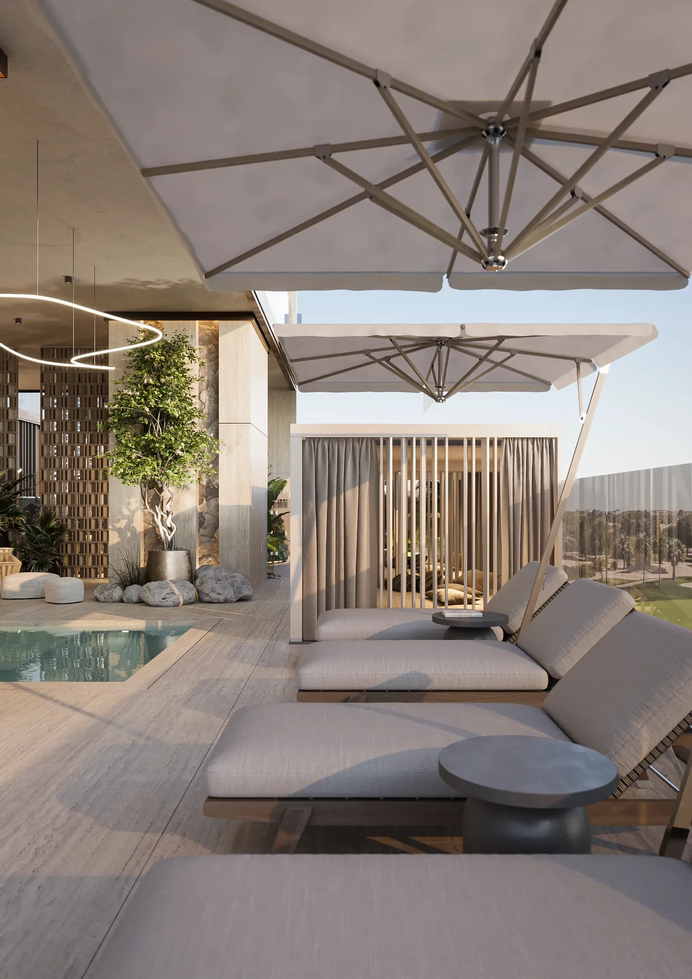Sun Loungers with Deck amenity image at Ashwood Residences