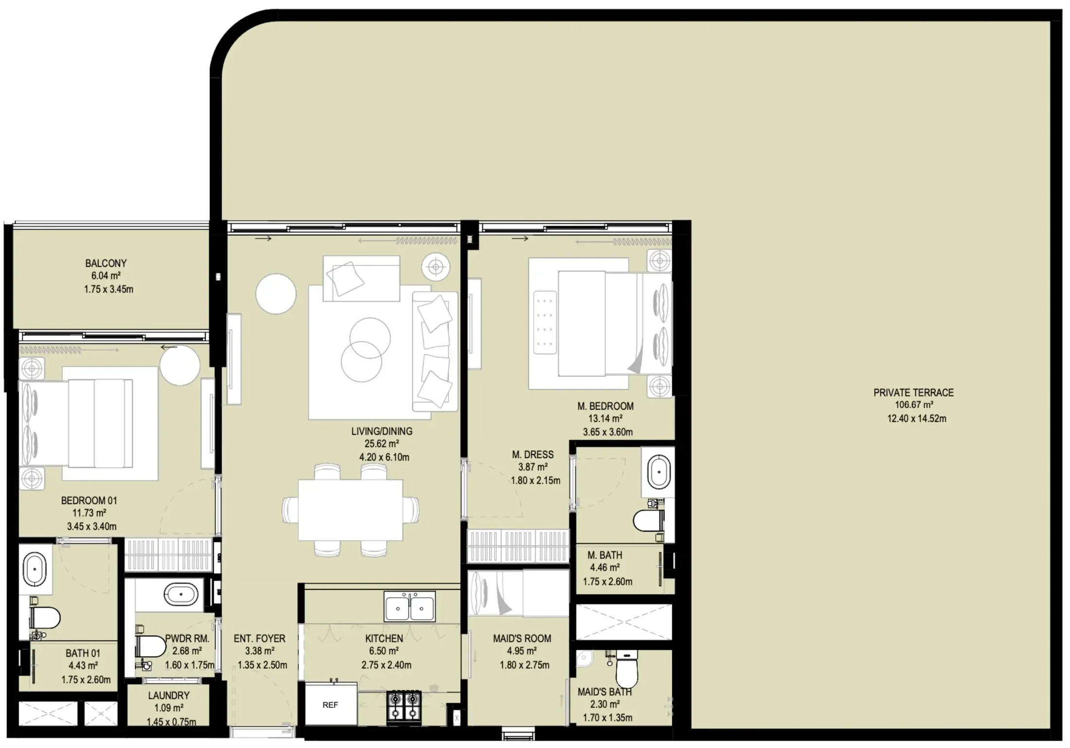 Aura Infinite Real Estate Development Aura Prestige floor plan