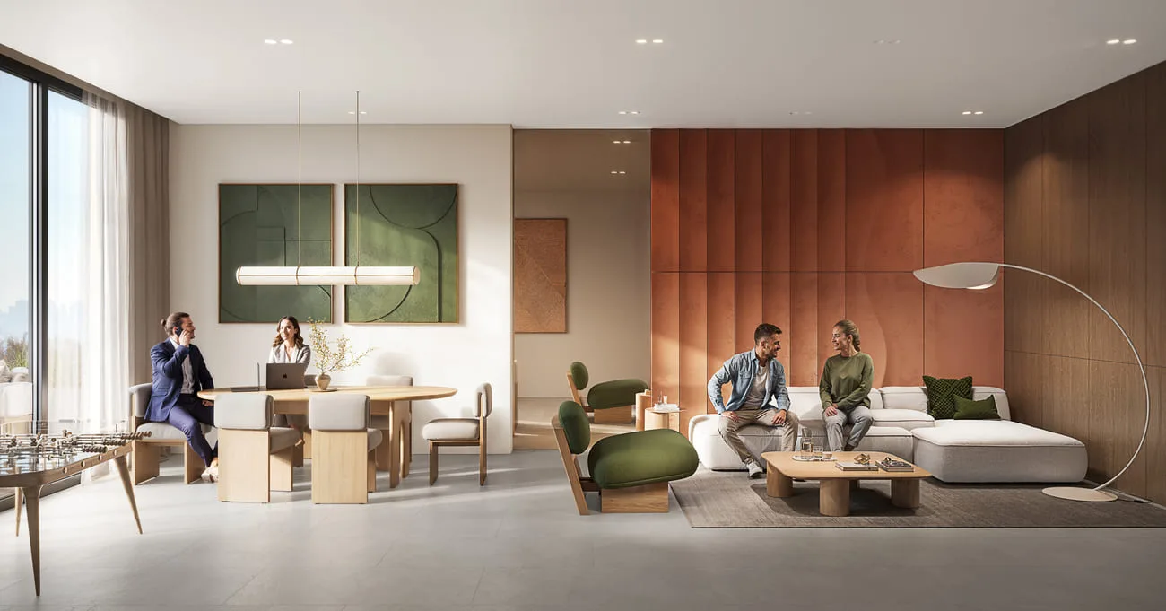 Clubhouse amenity image at AUREL1A Residence