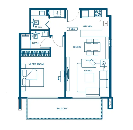 Binghatti Aurora by Binghatti floor plan