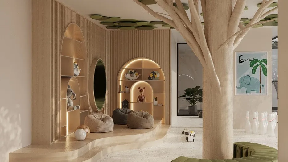 Kids' Play Zone amenity image at Ayaan Heights 1