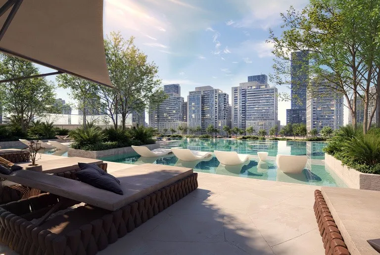 Pool Deck amenity image at Ayaan Heights 1