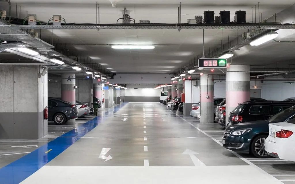 Ample Parking Space amenity image at Azizi Mina