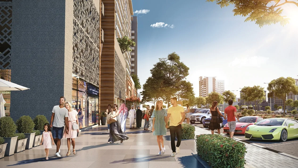 Landscaped Walking Areas amenity image at Azizi Neila