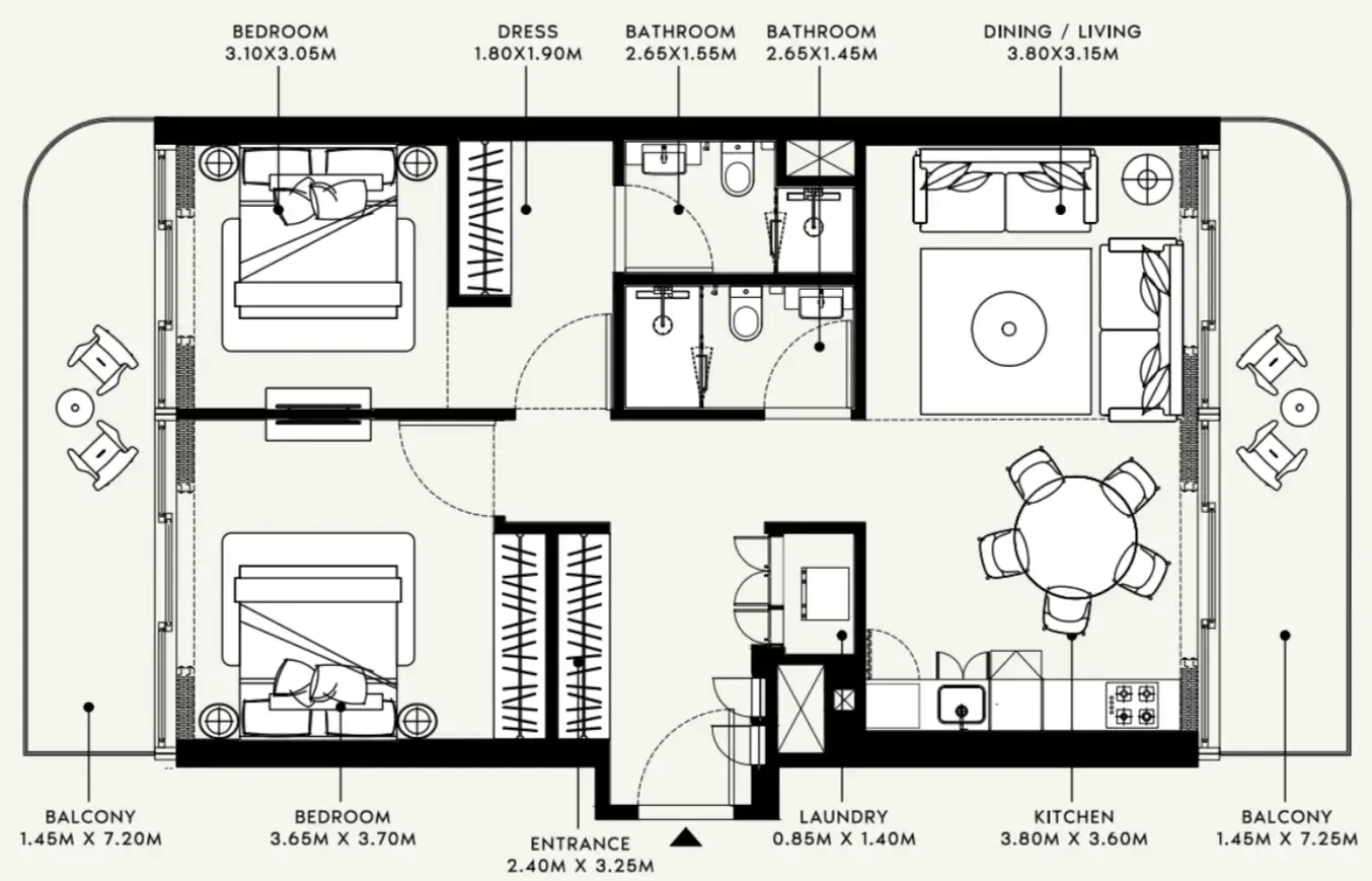 Azizi Azizi Raffi floor plan
