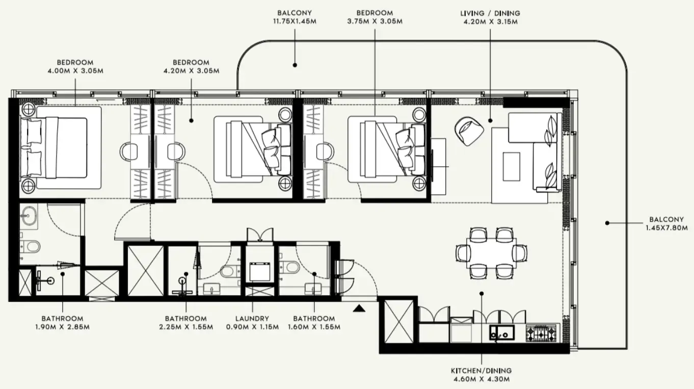 Azizi Azizi Raffi floor plan
