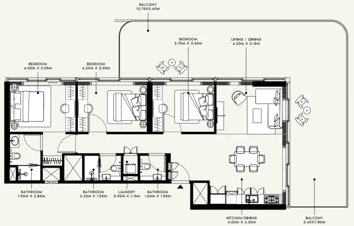 Azizi Azizi Raffi floor plan
