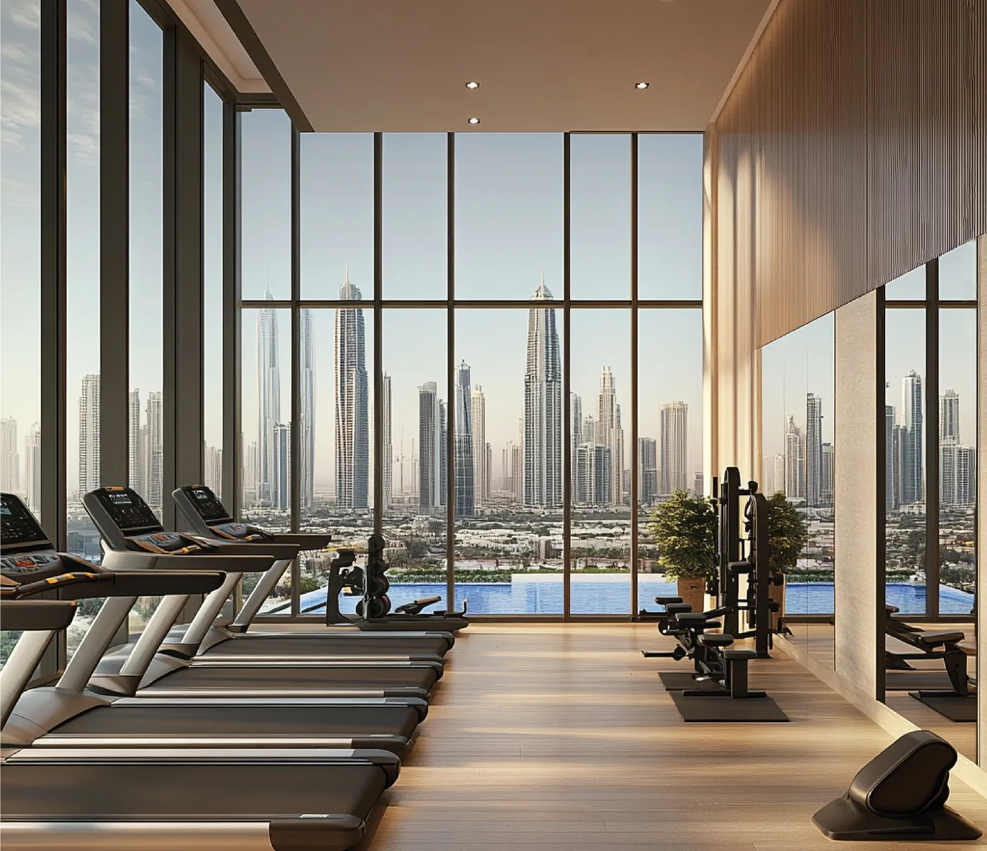 Gym amenity image at Azizi Raffi