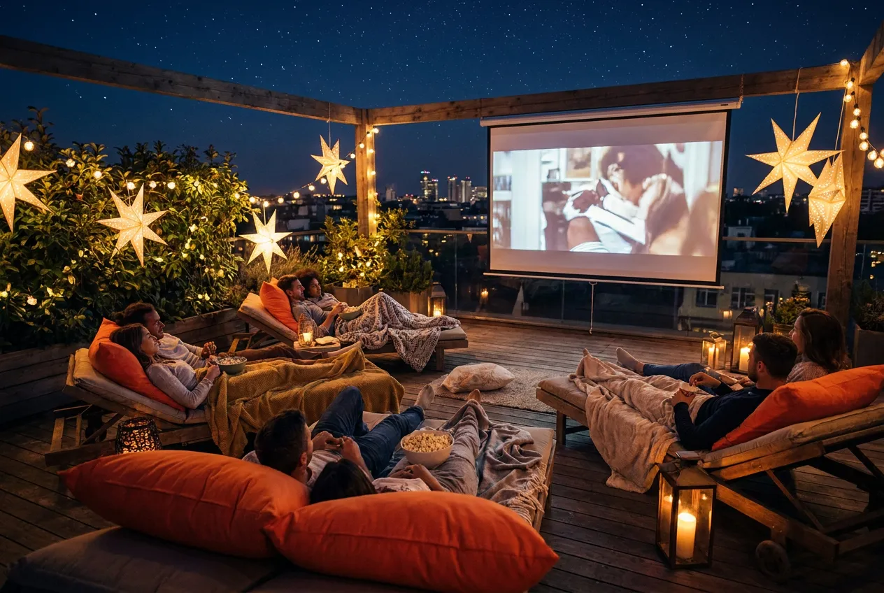 Outdoor Cinema amenity image at Bab Al Qasr Garden Residences 65