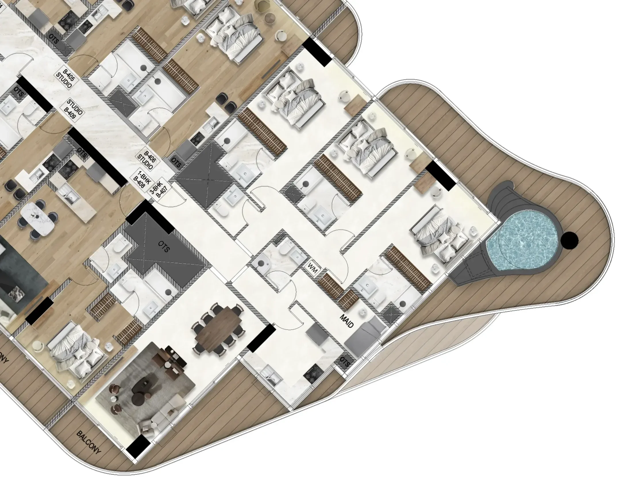 ADE Properties Barari Gate by ADE floor plan