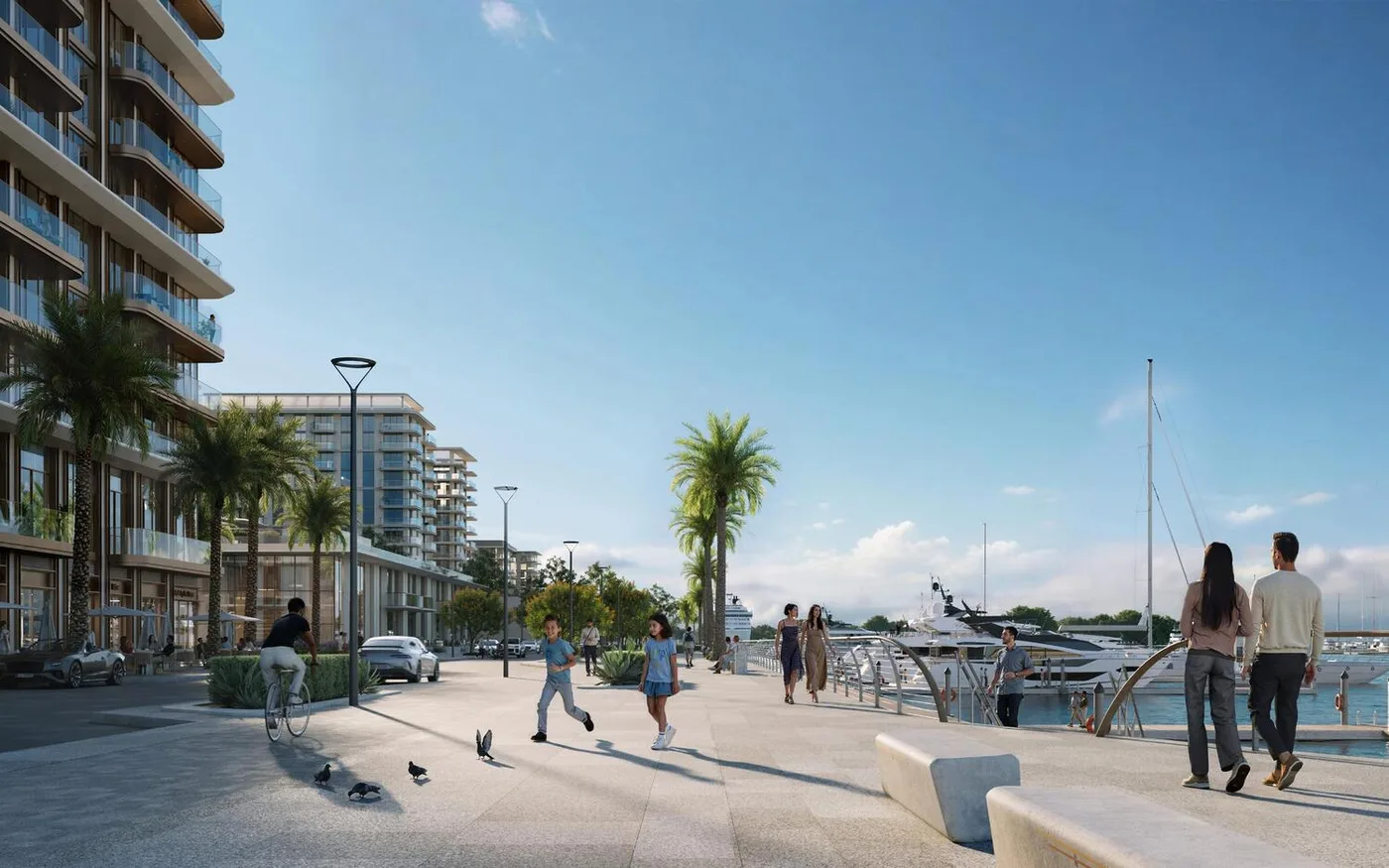 Chic Marina Promenade amenity image at Baystar by Vida
