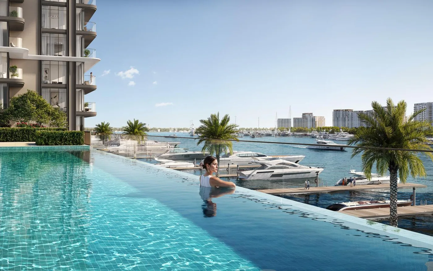 Swimming Pool & Yoga Access amenity image at Baystar by Vida