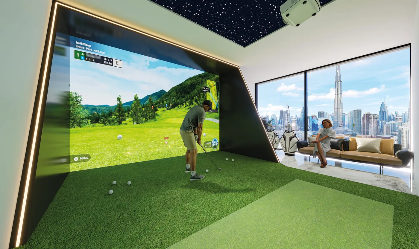 Golf Simulator amenity image at Bayz 101