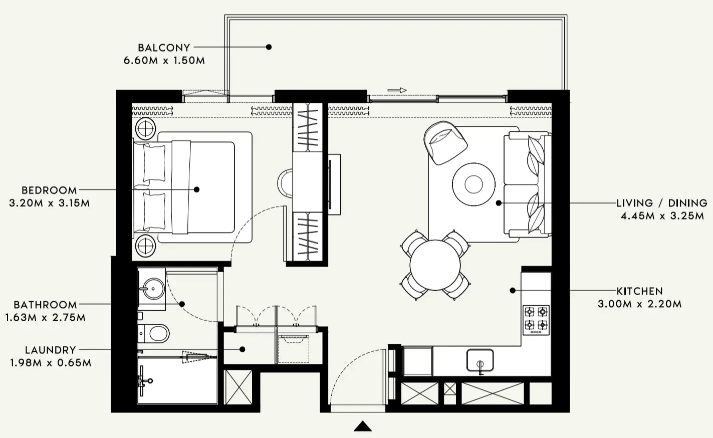 Azizi Beach Oasis 1 and 2 floor plan