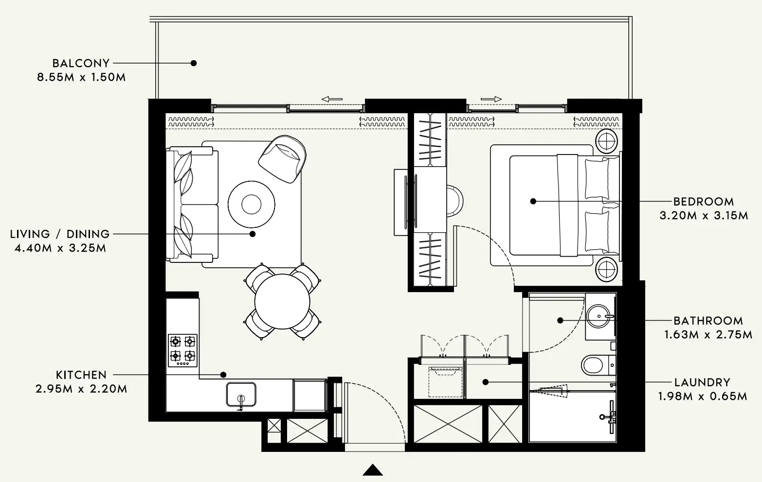 Azizi Beach Oasis 1 and 2 floor plan