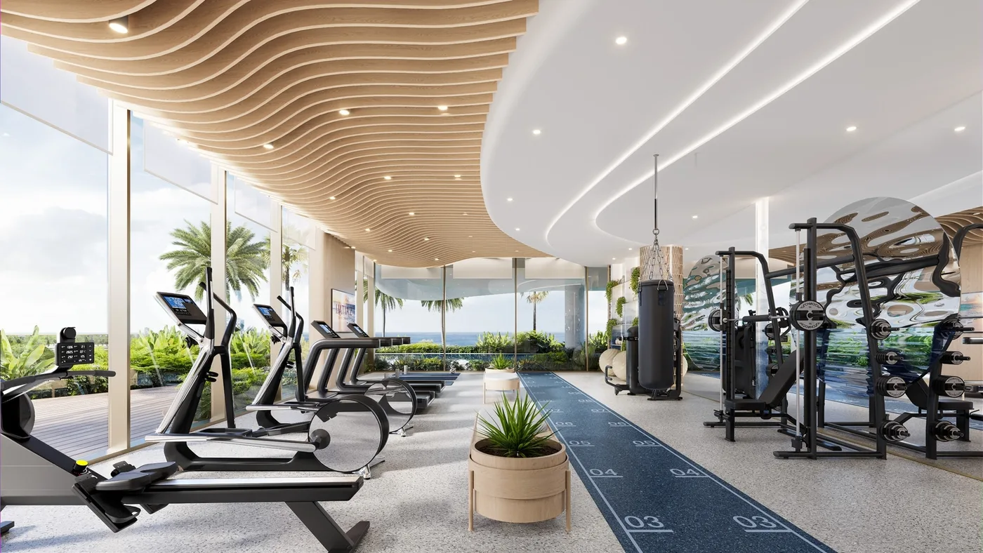 Fully Equipped Gym amenity image at Beach Walk Grand
