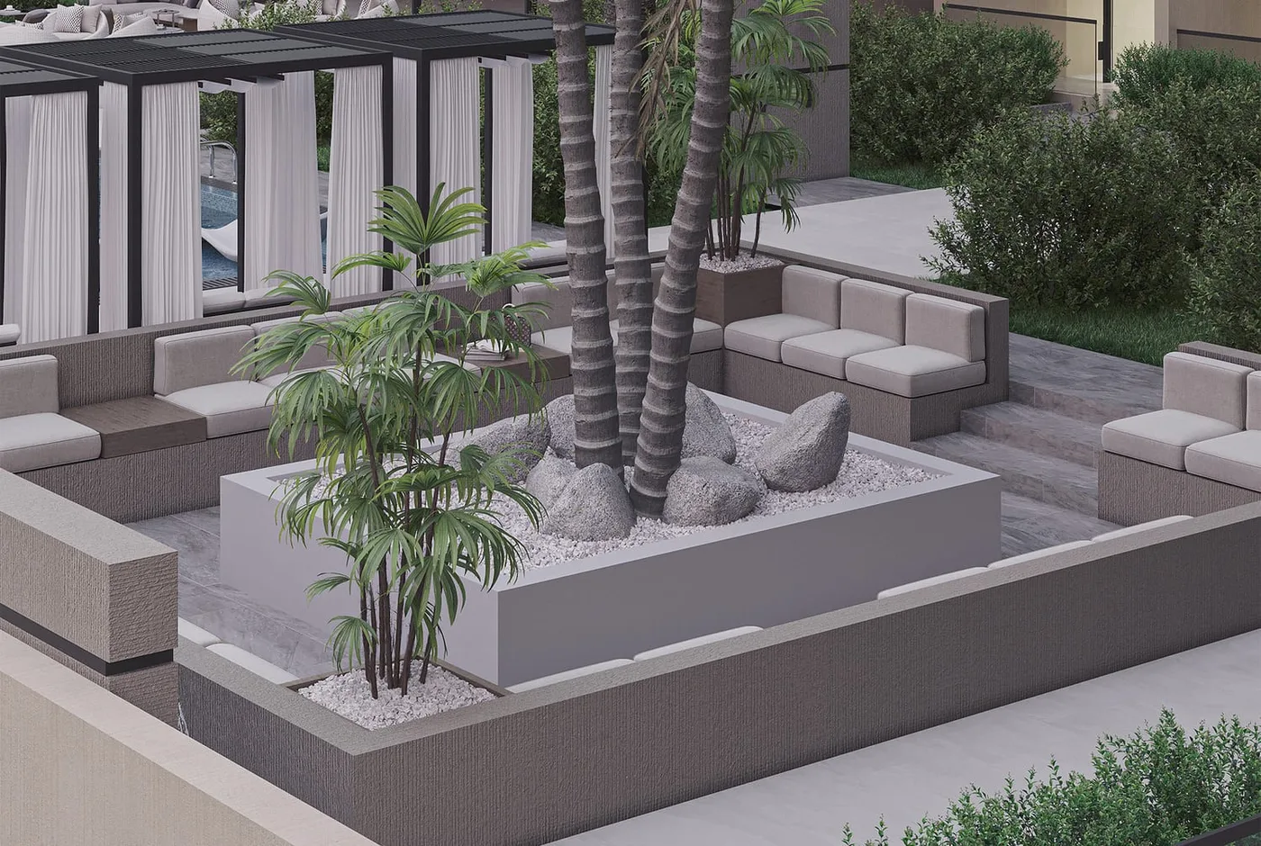 Sunken Garden amenity image at Belle Rêve