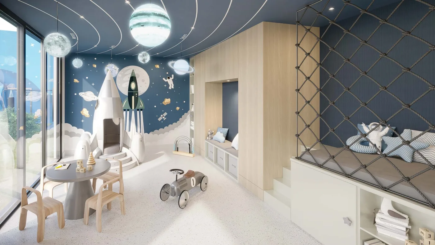 Indoor Kids’ Play Area amenity image at Belmont Residences