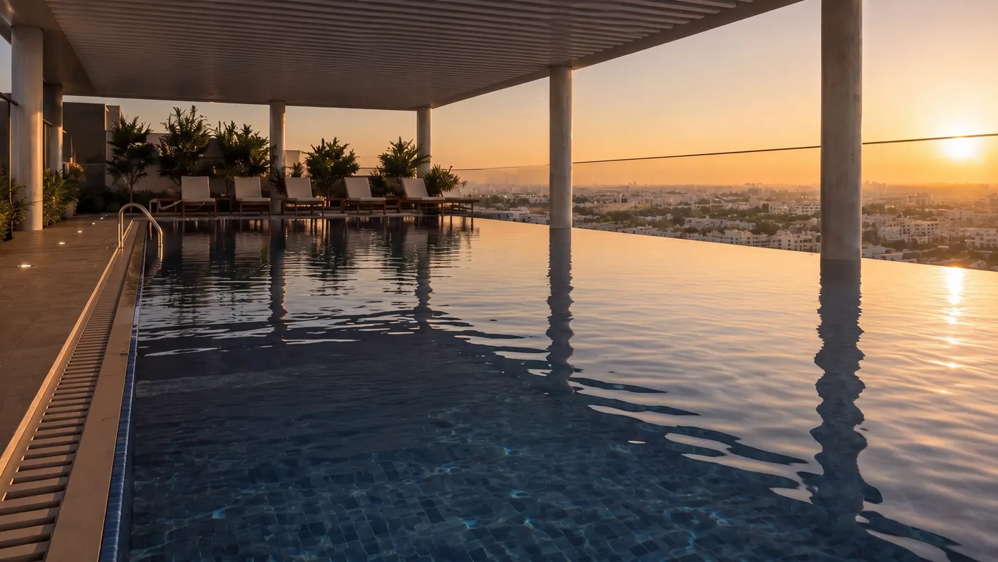 Infinity Pool amenity image at Beverly Crown
