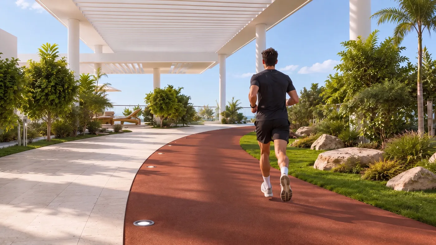 Jogging Track amenity image at Beverly Crown