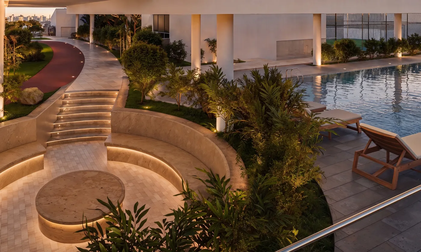 Lounge Area amenity image at Beverly Crown