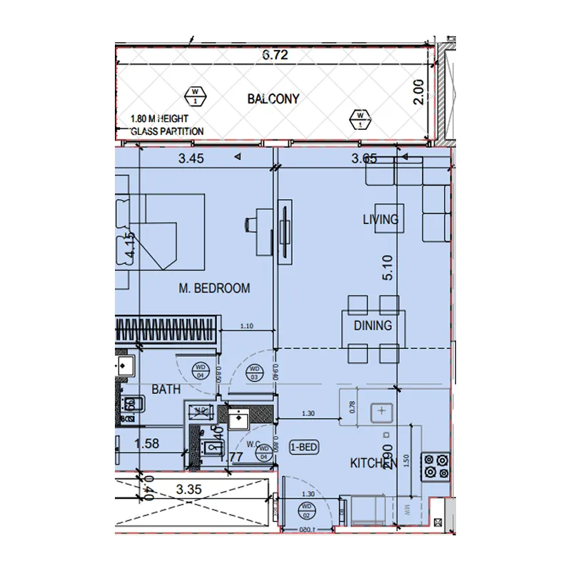 Binghatti Binghatti Amberhall floor plan
