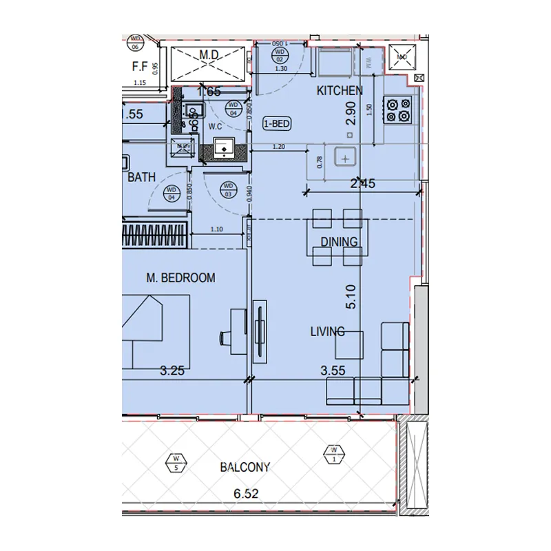 Binghatti Binghatti Amberhall floor plan