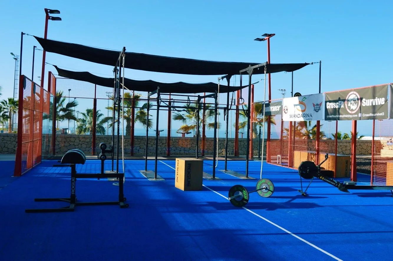 Outdoor Fitness Area amenity image at Binghatti Amberhall